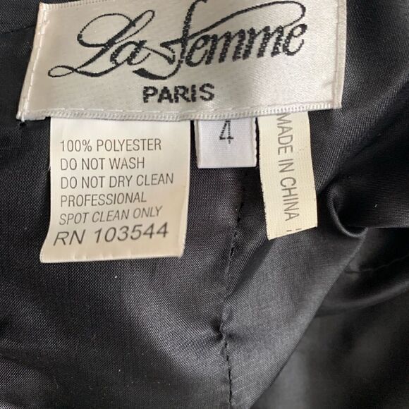 La Femme Paris Sequin Mini Dress - Picture 4 of 5